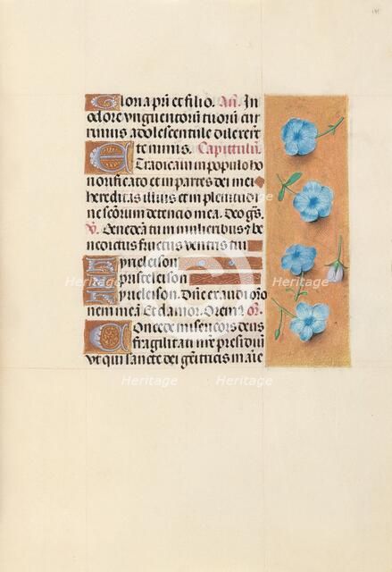Hours of Queen Isabella the Catholic, Queen of Spain: Fol. 139r, c. 1500. Creator: Master of the First Prayerbook of Maximillian (Flemish, c. 1444-1519); Associates, and.
