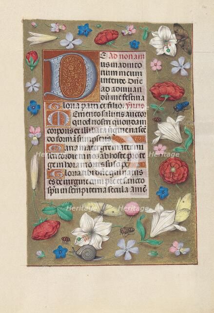 Hours of Queen Isabella the Catholic, Queen of Spain: Fol. 142r, c. 1500. Creator: Master of the First Prayerbook of Maximillian (Flemish, c. 1444-1519); Associates, and.