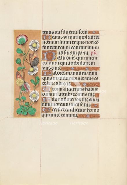 Hours of Queen Isabella the Catholic, Queen of Spain: Fol. 143v, c. 1500. Creator: Master of the First Prayerbook of Maximillian (Flemish, c. 1444-1519); Associates, and.
