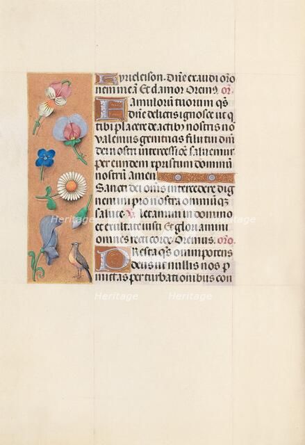 Hours of Queen Isabella the Catholic, Queen of Spain: Fol. 144v, c. 1500. Creator: Master of the First Prayerbook of Maximillian (Flemish, c. 1444-1519); Associates, and.