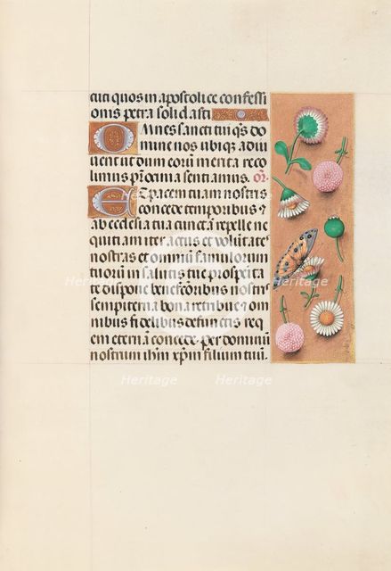 Hours of Queen Isabella the Catholic, Queen of Spain: Fol. 145r, c. 1500. Creator: Master of the First Prayerbook of Maximillian (Flemish, c. 1444-1519); Associates, and.