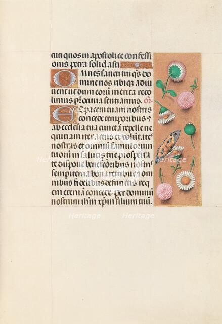 Hours of Queen Isabella the Catholic, Queen of Spain: Fol. 145r, c. 1500. Creator: Master of the First Prayerbook of Maximillian (Flemish, c. 1444-1519); Associates, and.