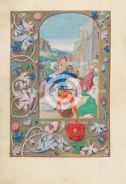 Hours of Queen Isabella the Catholic, Queen of Spain: Fol. 146v, Massacre..., c1500. Creator: Master of the First Prayerbook of Maximillian (Flemish, c. 1444-1519); Associates, and.