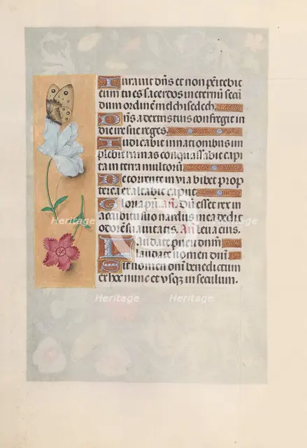 Hours of Queen Isabella the Catholic, Queen of Spain: Fol. 147v, c. 1500. Creator: Master of the First Prayerbook of Maximillian (Flemish, c. 1444-1519); Associates, and.