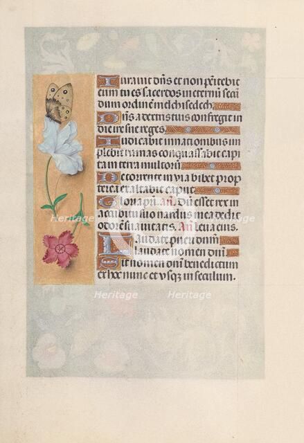 Hours of Queen Isabella the Catholic, Queen of Spain: Fol. 147v, c. 1500. Creator: Master of the First Prayerbook of Maximillian (Flemish, c. 1444-1519); Associates, and.