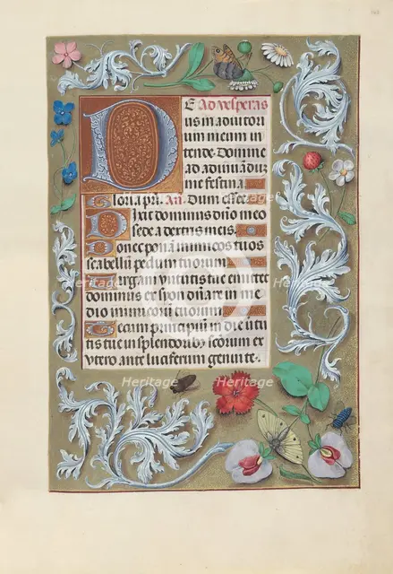 Hours of Queen Isabella the Catholic, Queen of Spain: Fol. 147r, c. 1500. Creator: Master of the First Prayerbook of Maximillian (Flemish, c. 1444-1519); Associates, and.