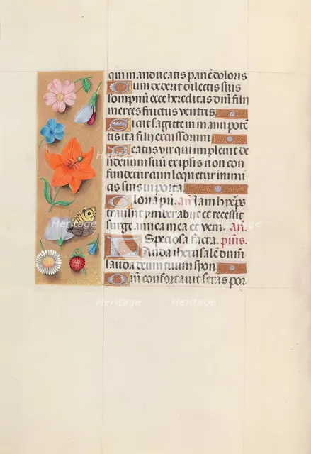 Hours of Queen Isabella the Catholic, Queen of Spain: Fol. 149v, c. 1500. Creator: Master of the First Prayerbook of Maximillian (Flemish, c. 1444-1519); Associates, and.