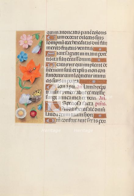 Hours of Queen Isabella the Catholic, Queen of Spain: Fol. 149v, c. 1500. Creator: Master of the First Prayerbook of Maximillian (Flemish, c. 1444-1519); Associates, and.