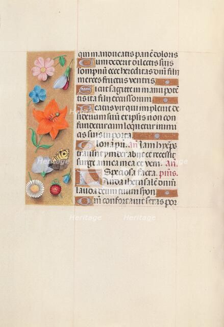 Hours of Queen Isabella the Catholic, Queen of Spain: Fol. 149v, c. 1500. Creator: Master of the First Prayerbook of Maximillian (Flemish, c. 1444-1519); Associates, and.