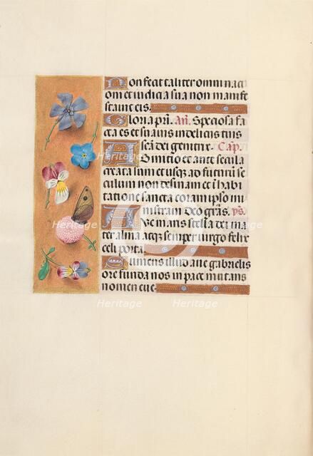Hours of Queen Isabella the Catholic, Queen of Spain: Fol. 150v, c. 1500. Creator: Master of the First Prayerbook of Maximillian (Flemish, c. 1444-1519); Associates, and.