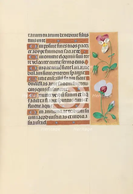Hours of Queen Isabella the Catholic, Queen of Spain: Fol. 150r, c. 1500. Creator: Master of the First Prayerbook of Maximillian (Flemish, c. 1444-1519); Associates, and.