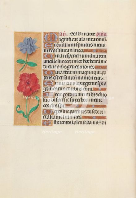 Hours of Queen Isabella the Catholic, Queen of Spain: Fol. 151v, c. 1500. Creator: Master of the First Prayerbook of Maximillian (Flemish, c. 1444-1519); Associates, and.