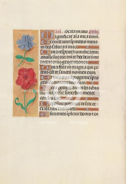 Hours of Queen Isabella the Catholic, Queen of Spain: Fol. 151v, c. 1500. Creator: Master of the First Prayerbook of Maximillian (Flemish, c. 1444-1519); Associates, and.