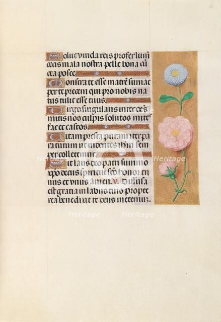 Hours of Queen Isabella the Catholic, Queen of Spain: Fol. 151r, c. 1500. Creator: Master of the First Prayerbook of Maximillian (Flemish, c. 1444-1519); Associates, and.