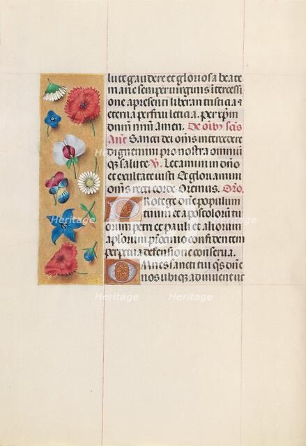 Hours of Queen Isabella the Catholic, Queen of Spain: Fol. 152v, c. 1500. Creator: Master of the First Prayerbook of Maximillian (Flemish, c. 1444-1519); Associates, and.