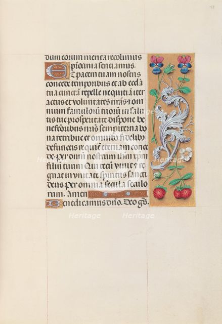 Hours of Queen Isabella the Catholic, Queen of Spain: Fol. 153r, c. 1500. Creator: Master of the First Prayerbook of Maximillian (Flemish, c. 1444-1519); Associates, and.