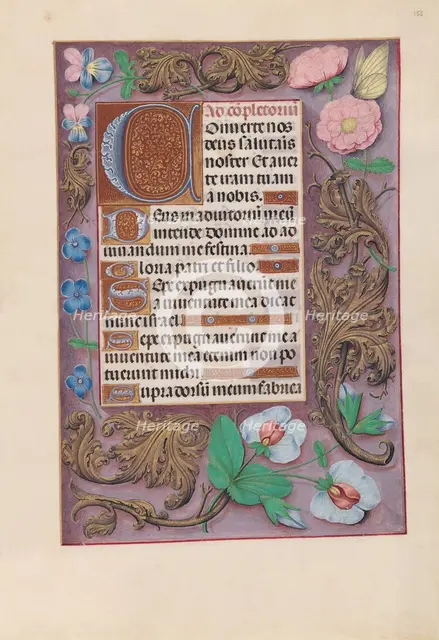 Hours of Queen Isabella the Catholic, Queen of Spain: Fol. 155r, c. 1500. Creator: Master of the First Prayerbook of Maximillian (Flemish, c. 1444-1519); Associates, and.