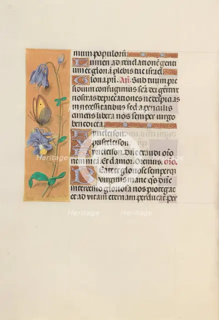 Hours of Queen Isabella the Catholic, Queen of Spain: Fol. 157v, c. 1500. Creator: Master of the First Prayerbook of Maximillian (Flemish, c. 1444-1519); Associates, and.