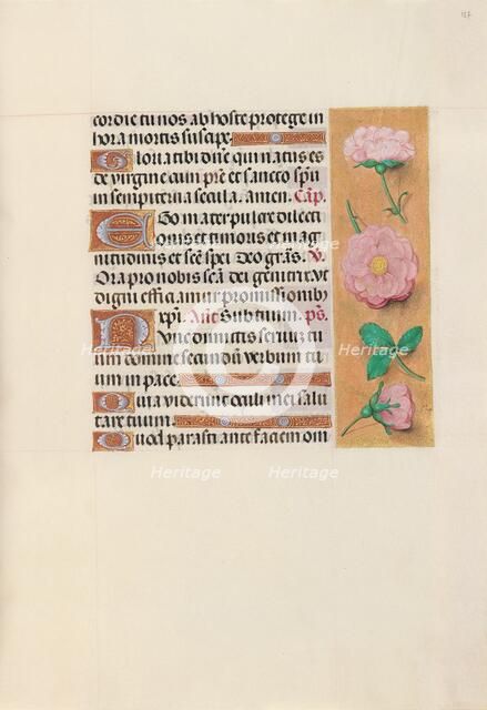 Hours of Queen Isabella the Catholic, Queen of Spain: Fol. 157r, c. 1500. Creator: Master of the First Prayerbook of Maximillian (Flemish, c. 1444-1519); Associates, and.