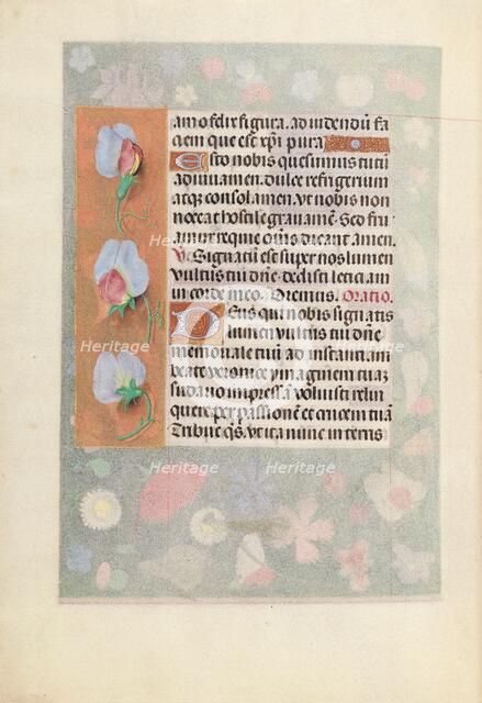 Hours of Queen Isabella the Catholic, Queen of Spain: Fol. 15v, c. 1500. Creator: Master of the First Prayerbook of Maximillian (Flemish, c. 1444-1519); Associates, and.