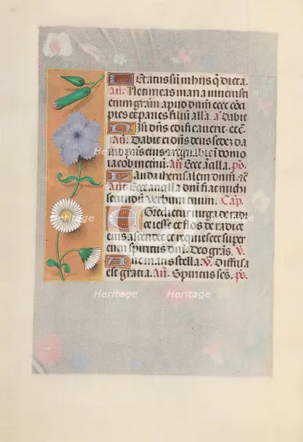 Hours of Queen Isabella the Catholic, Queen of Spain: Fol. 160v, c. 1500. Creator: Master of the First Prayerbook of Maximillian (Flemish, c. 1444-1519); Associates, and.