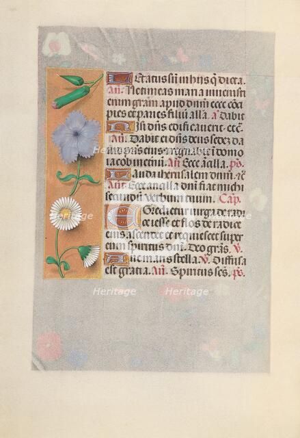 Hours of Queen Isabella the Catholic, Queen of Spain: Fol. 160v, c. 1500. Creator: Master of the First Prayerbook of Maximillian (Flemish, c. 1444-1519); Associates, and.