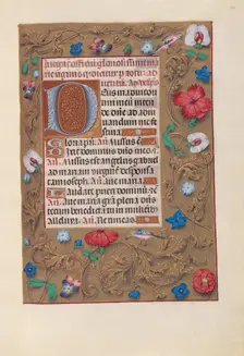 Hours of Queen Isabella the Catholic, Queen of Spain: Fol. 160r, c. 1500. Creator: Master of the First Prayerbook of Maximillian (Flemish, c. 1444-1519); Associates, and