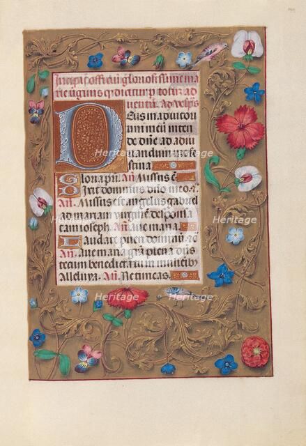 Hours of Queen Isabella the Catholic, Queen of Spain: Fol. 160r, c. 1500. Creator: Master of the First Prayerbook of Maximillian (Flemish, c. 1444-1519); Associates, and.