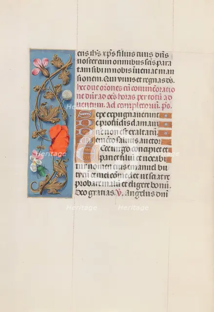 Hours of Queen Isabella the Catholic, Queen of Spain: Fol. 161v, c. 1500. Creator: Master of the First Prayerbook of Maximillian (Flemish, c. 1444-1519); Associates, and.