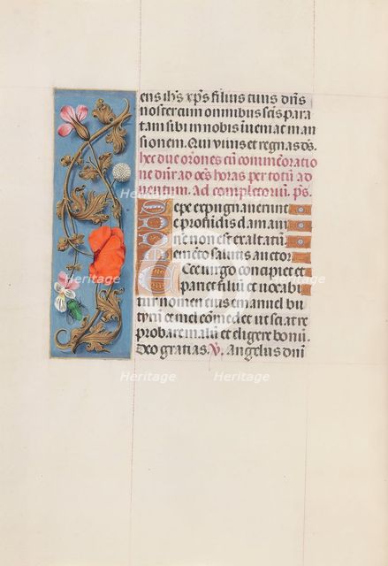 Hours of Queen Isabella the Catholic, Queen of Spain: Fol. 161v, c. 1500. Creator: Master of the First Prayerbook of Maximillian (Flemish, c. 1444-1519); Associates, and.