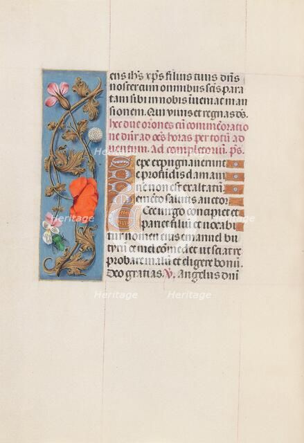 Hours of Queen Isabella the Catholic, Queen of Spain: Fol. 161v, c. 1500. Creator: Master of the First Prayerbook of Maximillian (Flemish, c. 1444-1519); Associates, and.