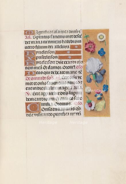 Hours of Queen Isabella the Catholic, Queen of Spain: Fol. 161r, c. 1500. Creator: Master of the First Prayerbook of Maximillian (Flemish, c. 1444-1519); Associates, and.