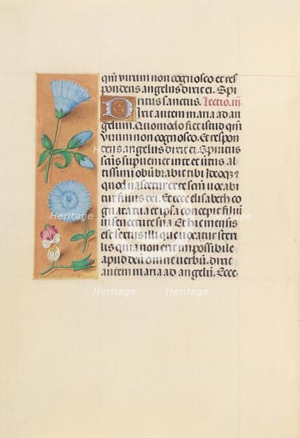 Hours of Queen Isabella the Catholic, Queen of Spain: Fol. 163v, c. 1500. Creator: Master of the First Prayerbook of Maximillian (Flemish, c. 1444-1519); Associates, and.