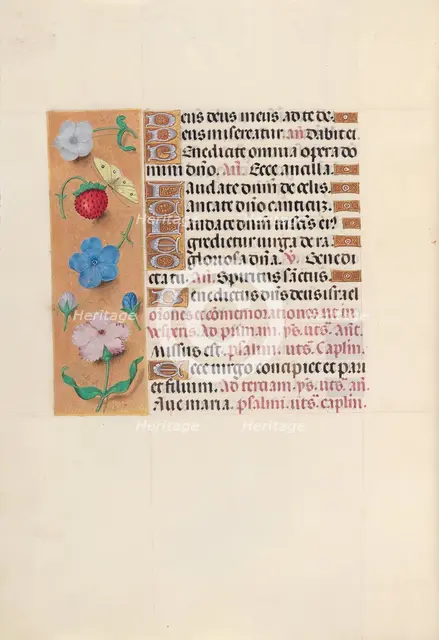Hours of Queen Isabella the Catholic, Queen of Spain: Fol. 164v, c. 1500. Creator: Master of the First Prayerbook of Maximillian (Flemish, c. 1444-1519); Associates, and.
