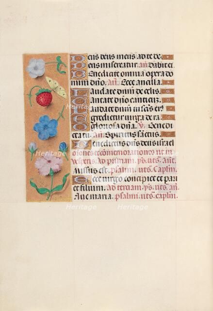 Hours of Queen Isabella the Catholic, Queen of Spain: Fol. 164v, c. 1500. Creator: Master of the First Prayerbook of Maximillian (Flemish, c. 1444-1519); Associates, and.