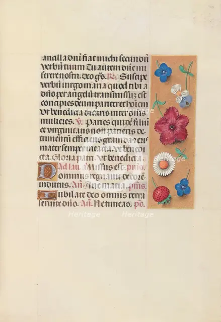 Hours of Queen Isabella the Catholic, Queen of Spain: Fol. 164r, c. 1500. Creator: Master of the First Prayerbook of Maximillian (Flemish, c. 1444-1519); Associates, and.