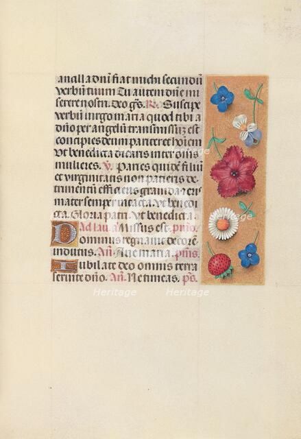 Hours of Queen Isabella the Catholic, Queen of Spain: Fol. 164r, c. 1500. Creator: Master of the First Prayerbook of Maximillian (Flemish, c. 1444-1519); Associates, and.