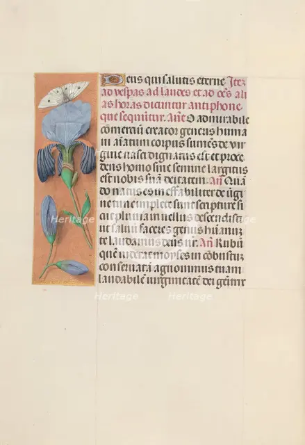 Hours of Queen Isabella the Catholic, Queen of Spain: Fol. 165v, c. 1500. Creator: Master of the First Prayerbook of Maximillian (Flemish, c. 1444-1519); Associates, and.