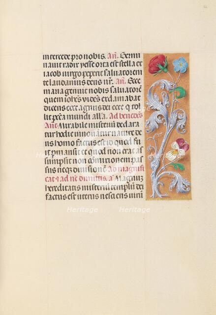 Hours of Queen Isabella the Catholic, Queen of Spain: Fol. 166r, c. 1500. Creator: Master of the First Prayerbook of Maximillian (Flemish, c. 1444-1519); Associates, and.