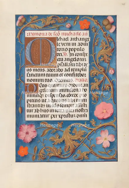 Hours of Queen Isabella the Catholic, Queen of Spain: Fol. 168r, c. 1500. Creator: Master of the First Prayerbook of Maximillian (Flemish, c. 1444-1519); Associates, and.