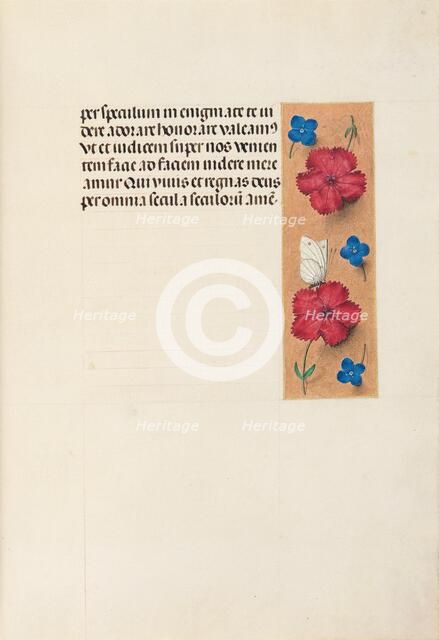 Hours of Queen Isabella the Catholic, Queen of Spain: Fol. 16r, c. 1500. Creator: Master of the First Prayerbook of Maximillian (Flemish, c. 1444-1519); Associates, and.