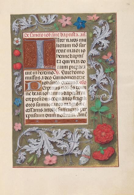 Hours of Queen Isabella the Catholic, Queen of Spain: Fol. 170r, c. 1500. Creator: Master of the First Prayerbook of Maximillian (Flemish, c. 1444-1519); Associates, and.