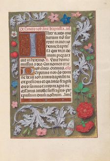 Hours of Queen Isabella the Catholic, Queen of Spain: Fol. 170r, c. 1500. Creator: Master of the First Prayerbook of Maximillian (Flemish, c. 1444-1519); Associates, and