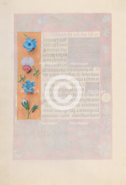 Hours of Queen Isabella the Catholic, Queen of Spain: Fol. 172v, c. 1500. Creator: Master of the First Prayerbook of Maximillian (Flemish, c. 1444-1519); Associates, and.