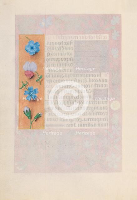 Hours of Queen Isabella the Catholic, Queen of Spain: Fol. 172v, c. 1500. Creator: Master of the First Prayerbook of Maximillian (Flemish, c. 1444-1519); Associates, and.