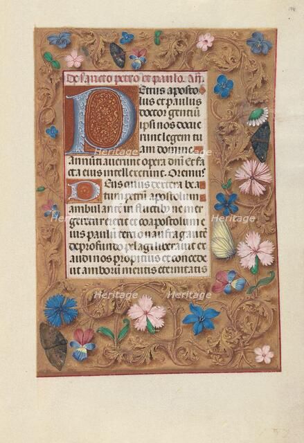 Hours of Queen Isabella the Catholic, Queen of Spain: Fol. 174r, c. 1500. Creator: Master of the First Prayerbook of Maximillian (Flemish, c. 1444-1519); Associates, and.