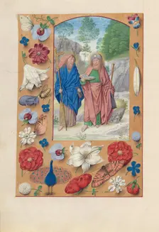 Hours of Queen Isabella the Catholic, Queen of Spain: Fol. 175v, Saints Philip & James, c. 1500. Creator: Master of the First Prayerbook of Maximillian (Flemish, c. 1444-1519); Associates, and