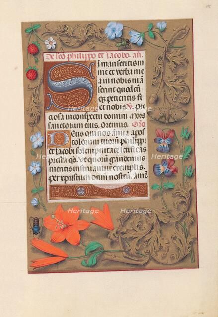 Hours of Queen Isabella the Catholic, Queen of Spain: Fol. 176r, c. 1500. Creator: Master of the First Prayerbook of Maximillian (Flemish, c. 1444-1519); Associates, and.