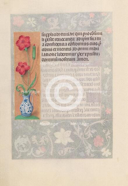 Hours of Queen Isabella the Catholic, Queen of Spain: Fol. 178v, c. 1500. Creator: Master of the First Prayerbook of Maximillian (Flemish, c. 1444-1519); Associates, and.