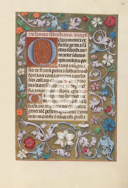 Hours of Queen Isabella the Catholic, Queen of Spain: Fol. 178r, c. 1500. Creator: Master of the First Prayerbook of Maximillian (Flemish, c. 1444-1519); Associates, and.